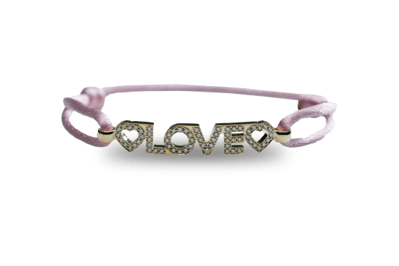 18kt wit/geel/rose gouden armband