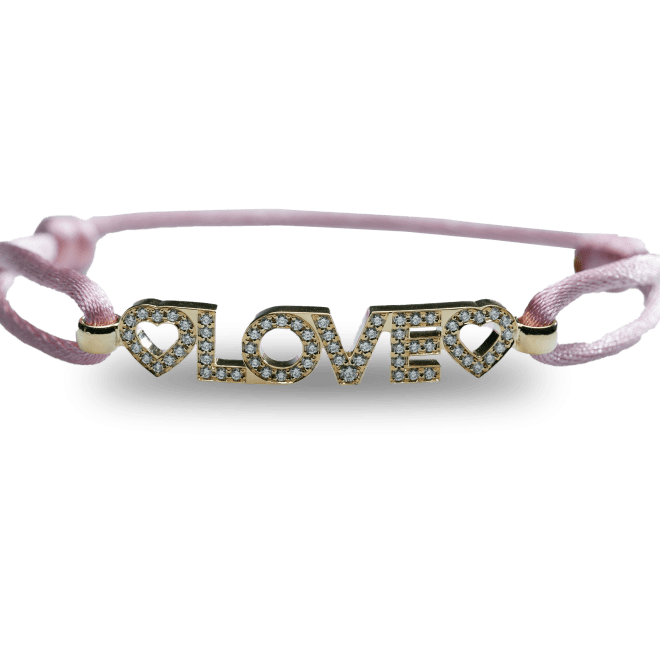 18kt wit/geel/rose gouden armband