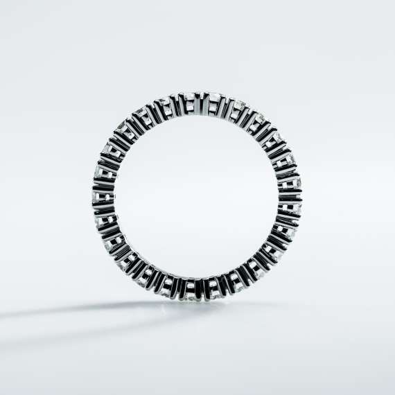 18kt wit gouden ring - Afbeelding 2